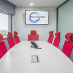 Meeting room can fit up to 10 people